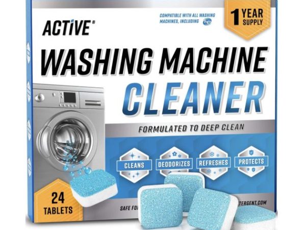 ACTIVE Washing Machine Cleaner Descaler (24 Pack) only $11.99 shipped!